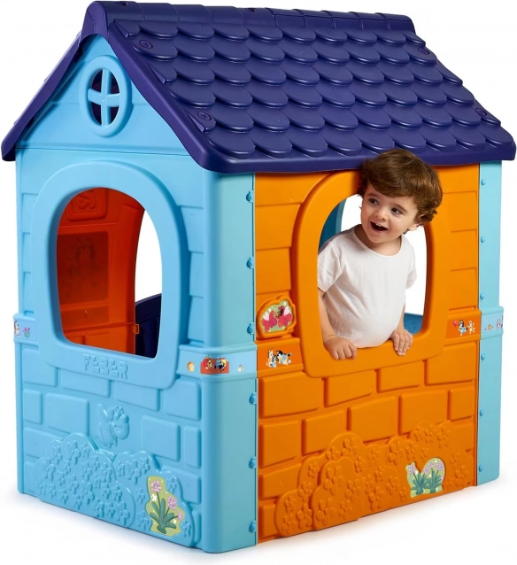 Dětský zahradní domek Bluey se schránkou na dopisy
