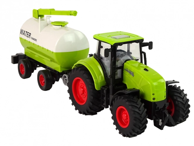Traktor s přívěsem Velká kola Zelená farma