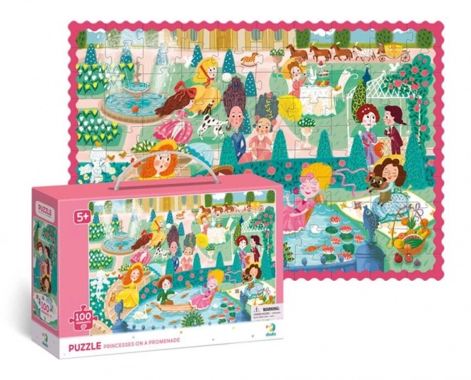 Puzzle Princezny na promenádě - 100 dílků