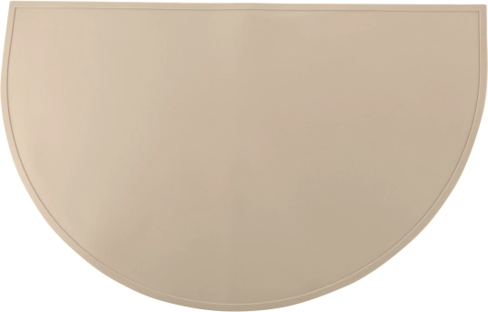 Silikonové prostírání půlkruhové Sand Beige