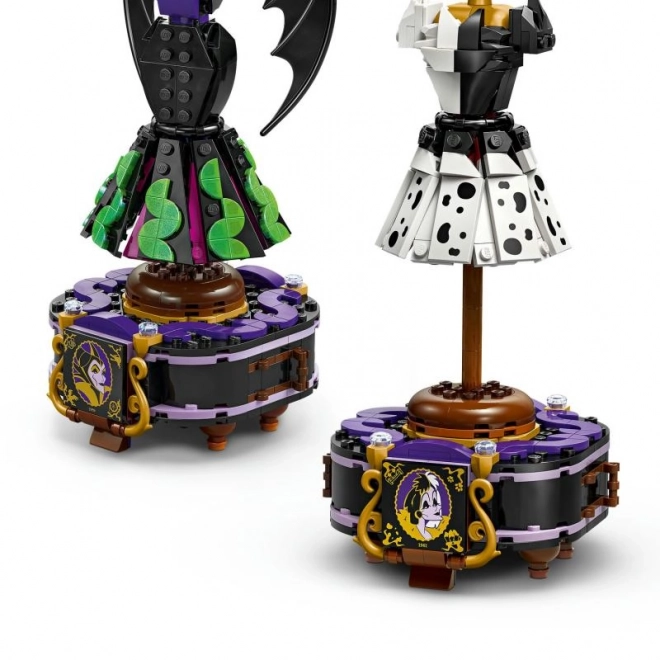 Disney kostičky šaty Maleficent a Cruella De Mon