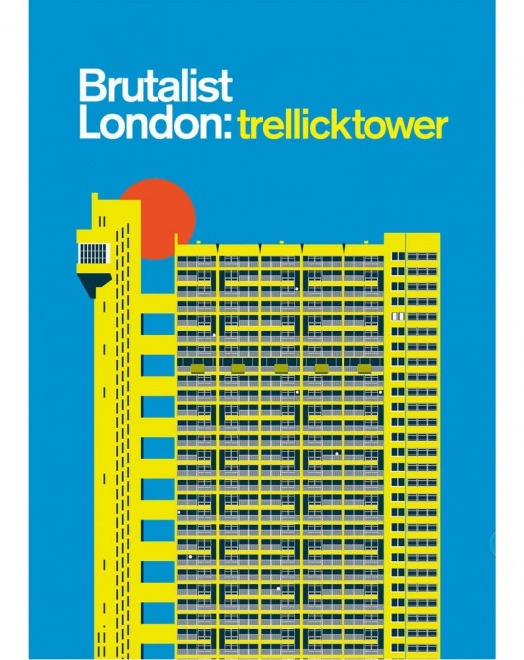 Gibsons puzzle Brutalistický věžák Londýn 500 dílků