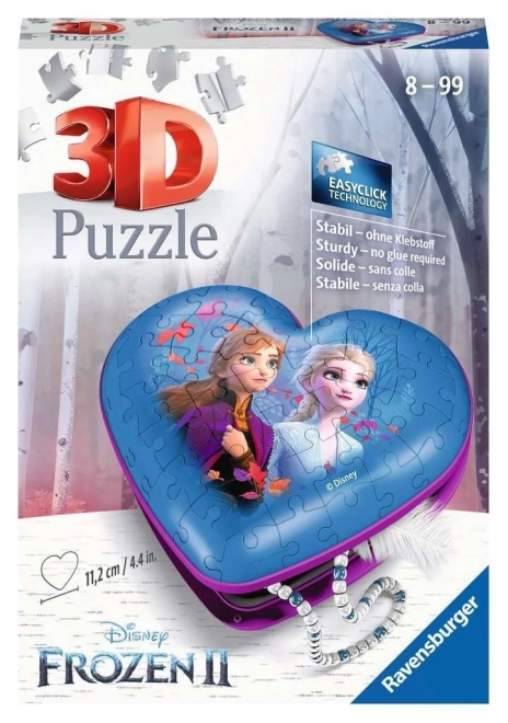 Srdce Disney Ledové království 2 54 dílků
