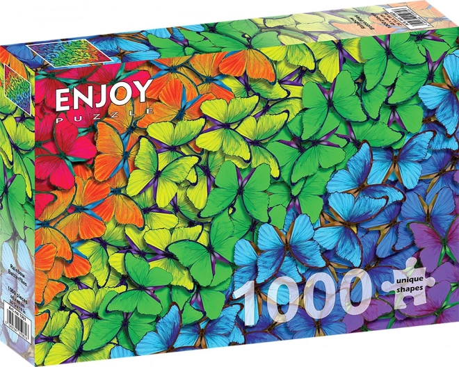 Puzzle Duhoví Motýlci 1000 Dílů