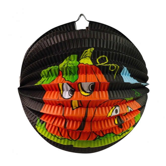Lampion Halloween dýně 25 cm se svítící hůlkou 50 cm
