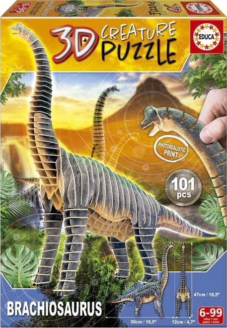 3D puzzle Brachiosaurus - 101 dílků