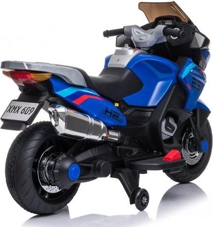 Dětský akumulátorový motocykl Modrý
