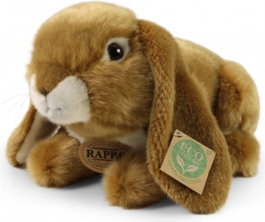 Rappa plyšový králík hnědý 25 cm eco‑friendly