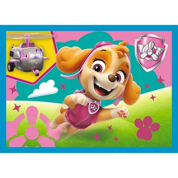 Puzzle 4v1 Tlapková Patrola Běžící Pejsci