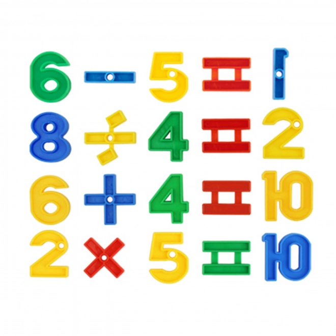 Woopie matematická stavebnice s kostkami a vzory 148 dílů