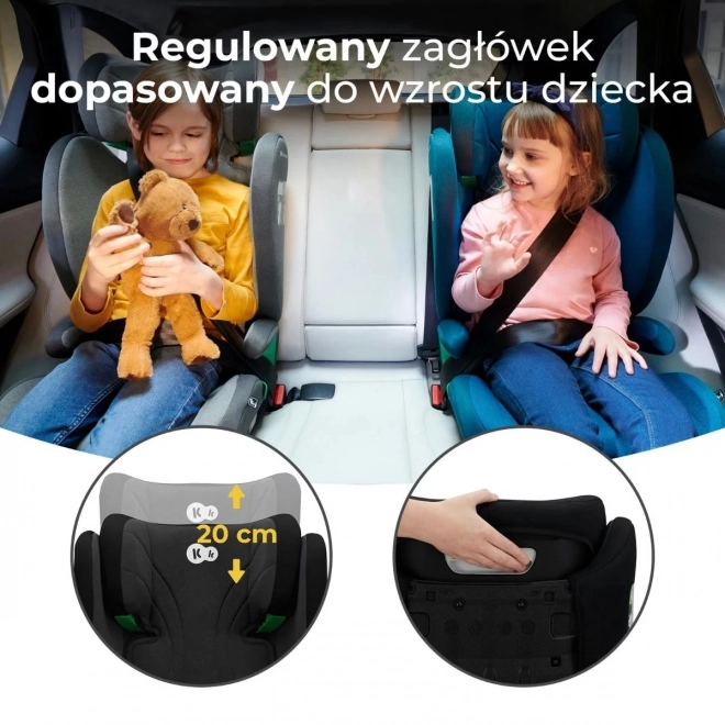 Otroški avtosedež Kinderkraft Junior Fix 2 i-Size – Graphite black