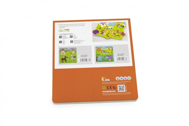 Dřevěné puzzle - safari