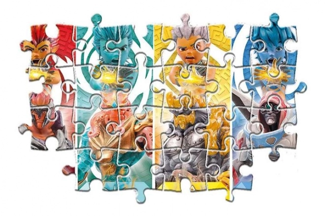 CLEMENTONI Puzzle Gormiti: Poslové s náramky MAXI 104 dílků