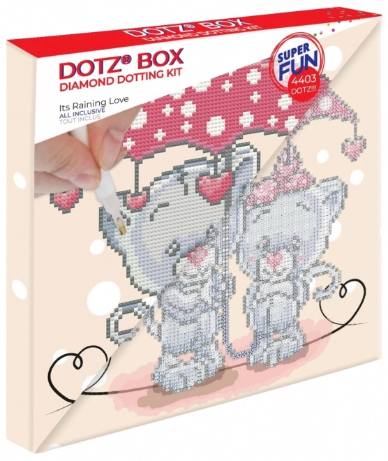Sada Diamond Dotz Déšť lásky