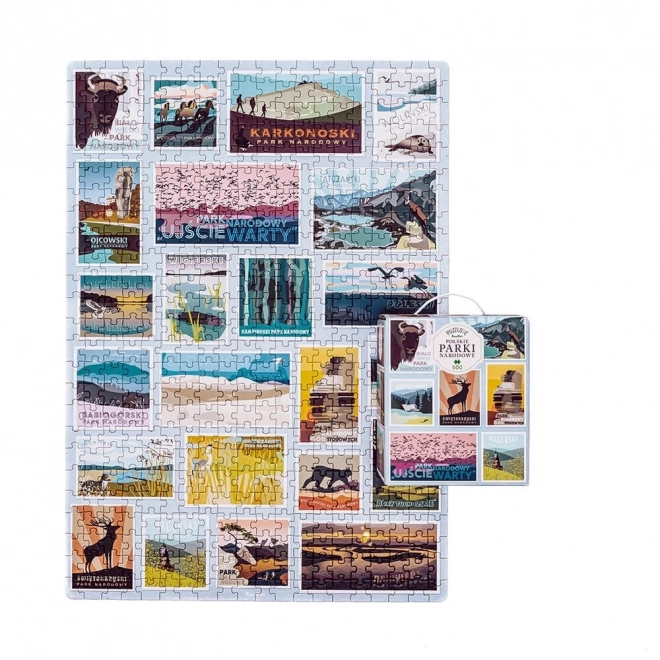 Puzzle 500 prvků Puzzlove - Národní parky