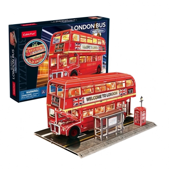 Puzzle 3D - Londýnský autobus