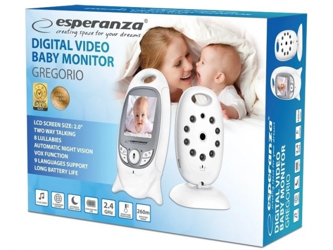 Elektronická chůvička Esperanza Jacob s LCD displejem