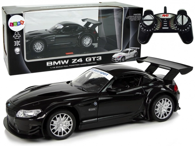 RC auto BMW Z4 GT3 1:18 černé se světly 2.4 GHz
