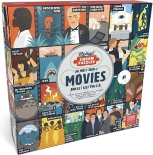 Puzzle RIDLEY'S GAMES 50 filmů, které musíte vidět – 1000 dílků