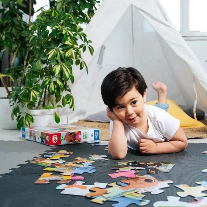 Velké puzzle Vesele den s Bingem