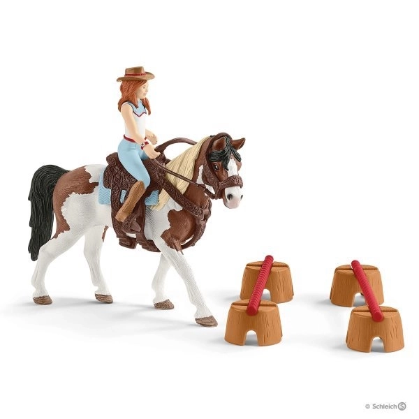 SCHLEICH Horse Club® 42441 Hannah a jezdecká sada na western