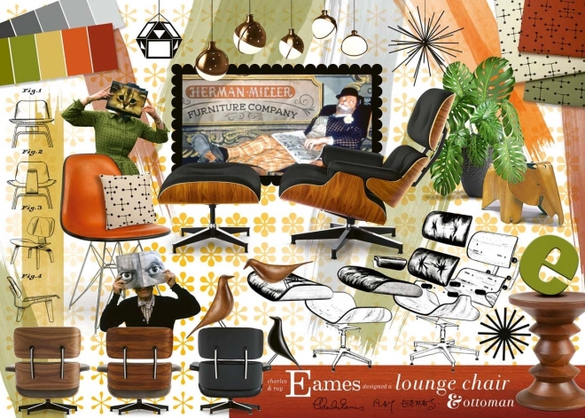 Puzzle spektrální design Eames od Ravensburger