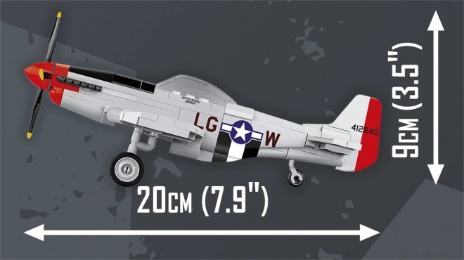 Kostky TOP GUN P-51D Mustang 150 kostek