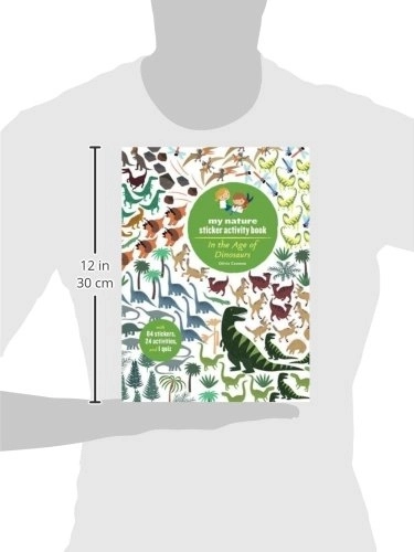 Chronicle Books Kniha aktivit se samolepkami My nature – V době dinosaurů