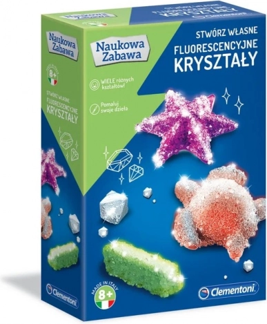 Vědecká sada fluorescenční krystaly