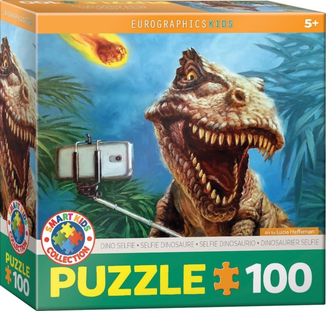 EUROGRAPHICS Puzzle Dino selfie 100 dílků