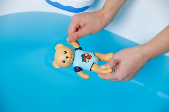 BABY born splish splash vanička s medvídkem
