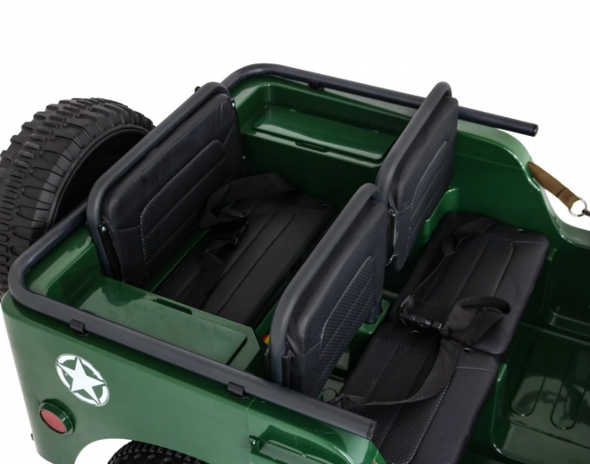 Dětský vojenský retro terénní vůz 4x4