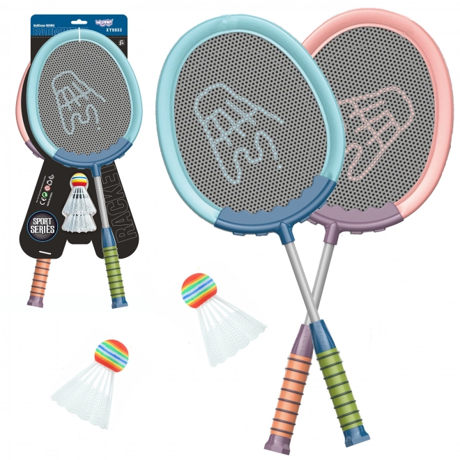 Woopie sada raket a míčků pro badminton