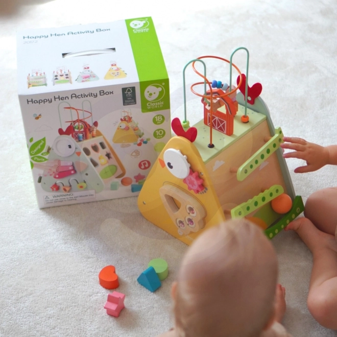 Montessori kostka farma pro děti