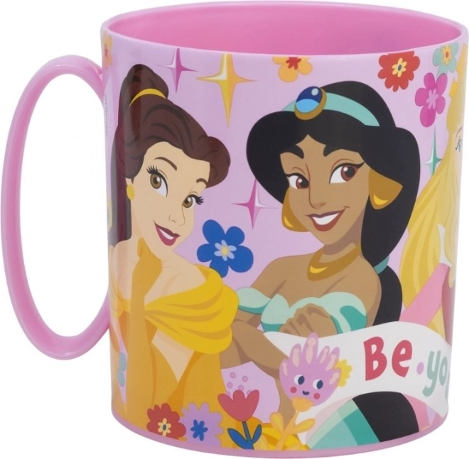 Plastový hrnek Disney Princezny 390 ml - růžový