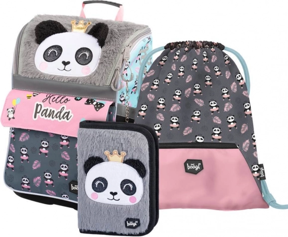 Roztomilý panda design v celém setu