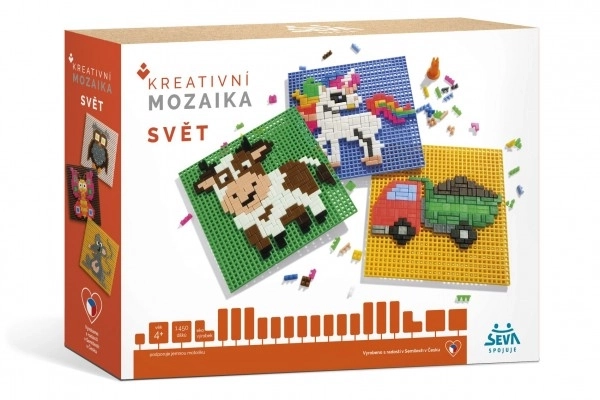 Kreativní Mozaika Svět Plastová Stavebnice