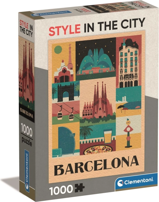 Ikonická Barcelona ve 1000 dílcích