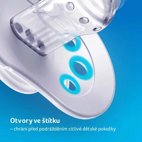 Silikonový dynamický dudlík LOVI Wild Soul 0-2m, sada 2 ks pro holčičky