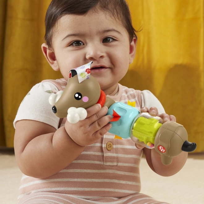 Fisher Price Chrastící a klapající jezevčík HTW91