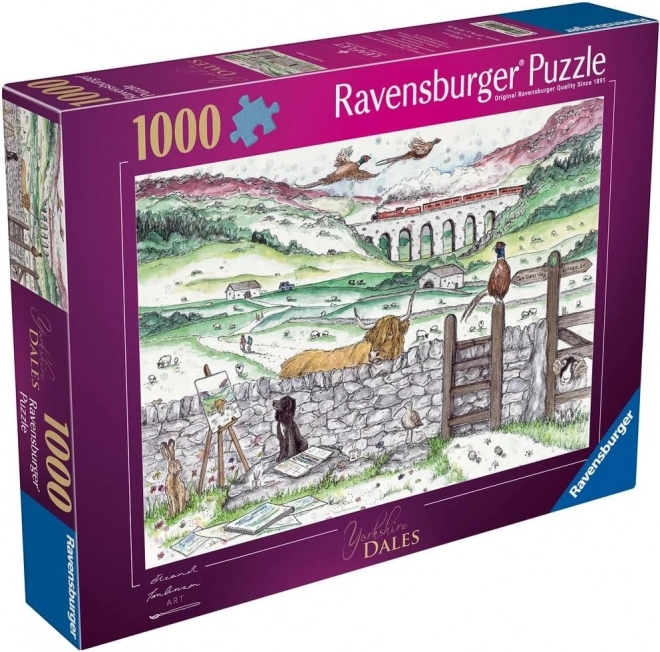 Ravensburger puzzle Život v Yorkshiru 1000 dílků