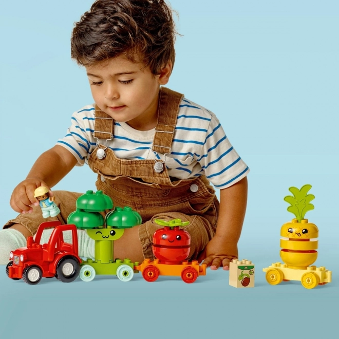 Traktor s ovocem a zeleninou DUPLO
