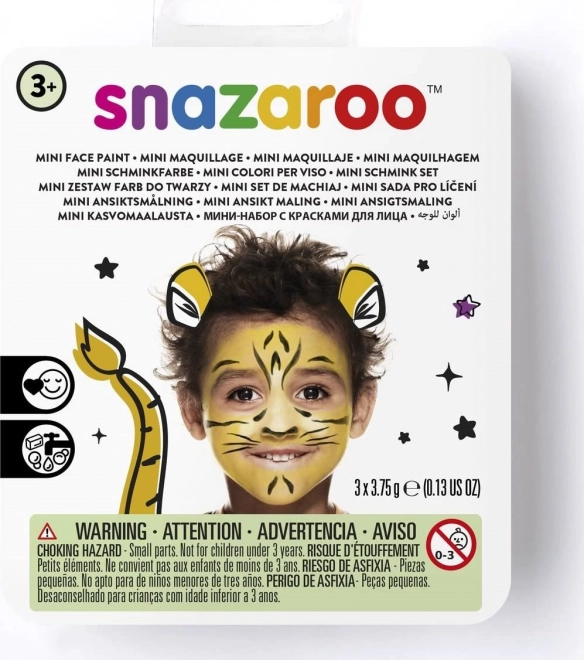 SNAZAROO Mini sada barev na obličej Tygr