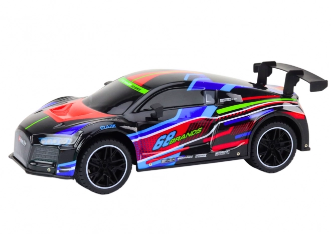 RC sportovní auto 1:10 25km/h Světla černá
