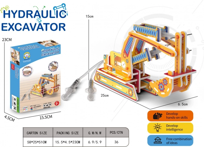 Stavebnice Bagr Hydraulický