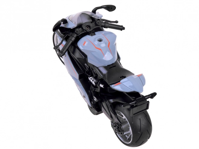 Kovový model motocyklu s nápínákem – A