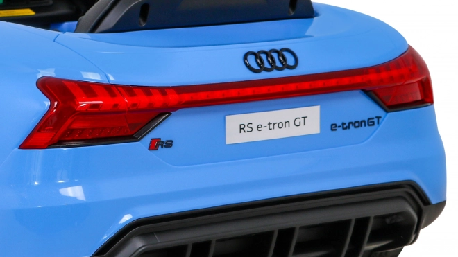 Audi RS E-Tron GT dětské elektrické auto s ovladačem a pohonem 4x4 – Modrá