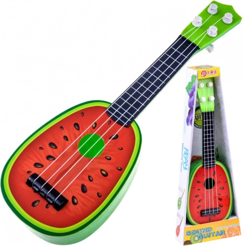 Dětské ukulele – plastová kytarka 37 cm – Meloun