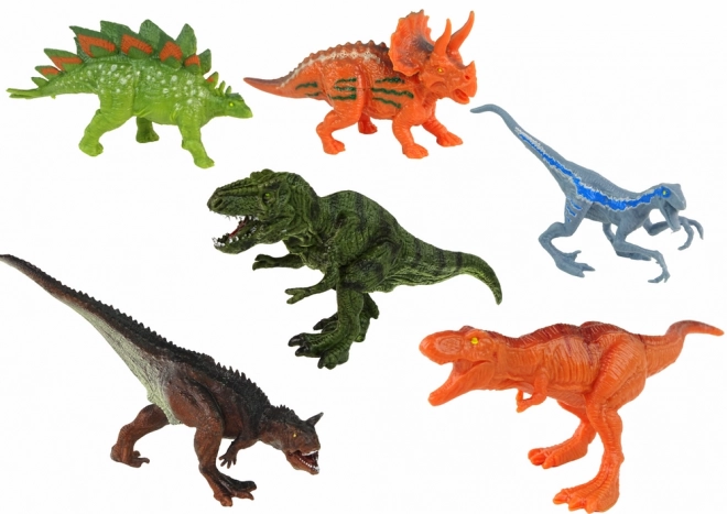 Velký dinosauří set s vrtulníkem a vozidly