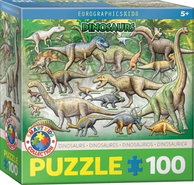 Puzzle Dinosauři 100 dílků